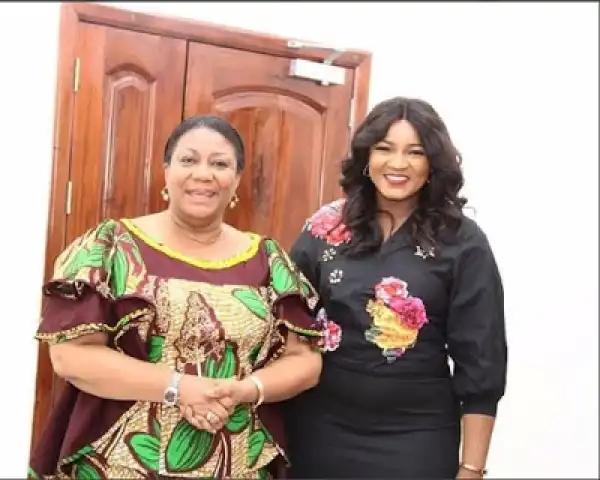 Actress Omotola Jalade Meets With Ghana